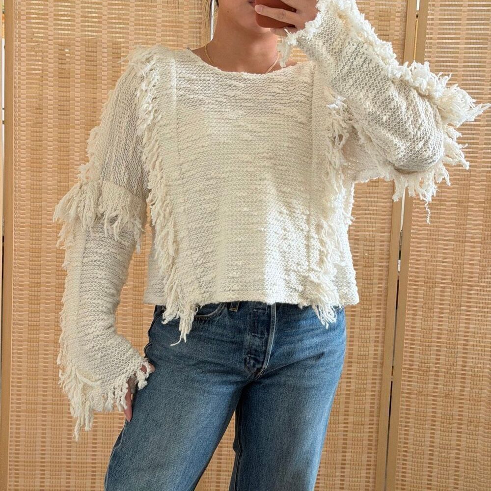 Misa fringe sweater